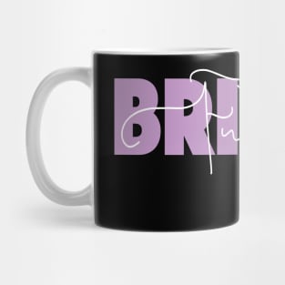 Bright Future Slogan Quote Entrepreneur Pink Mug